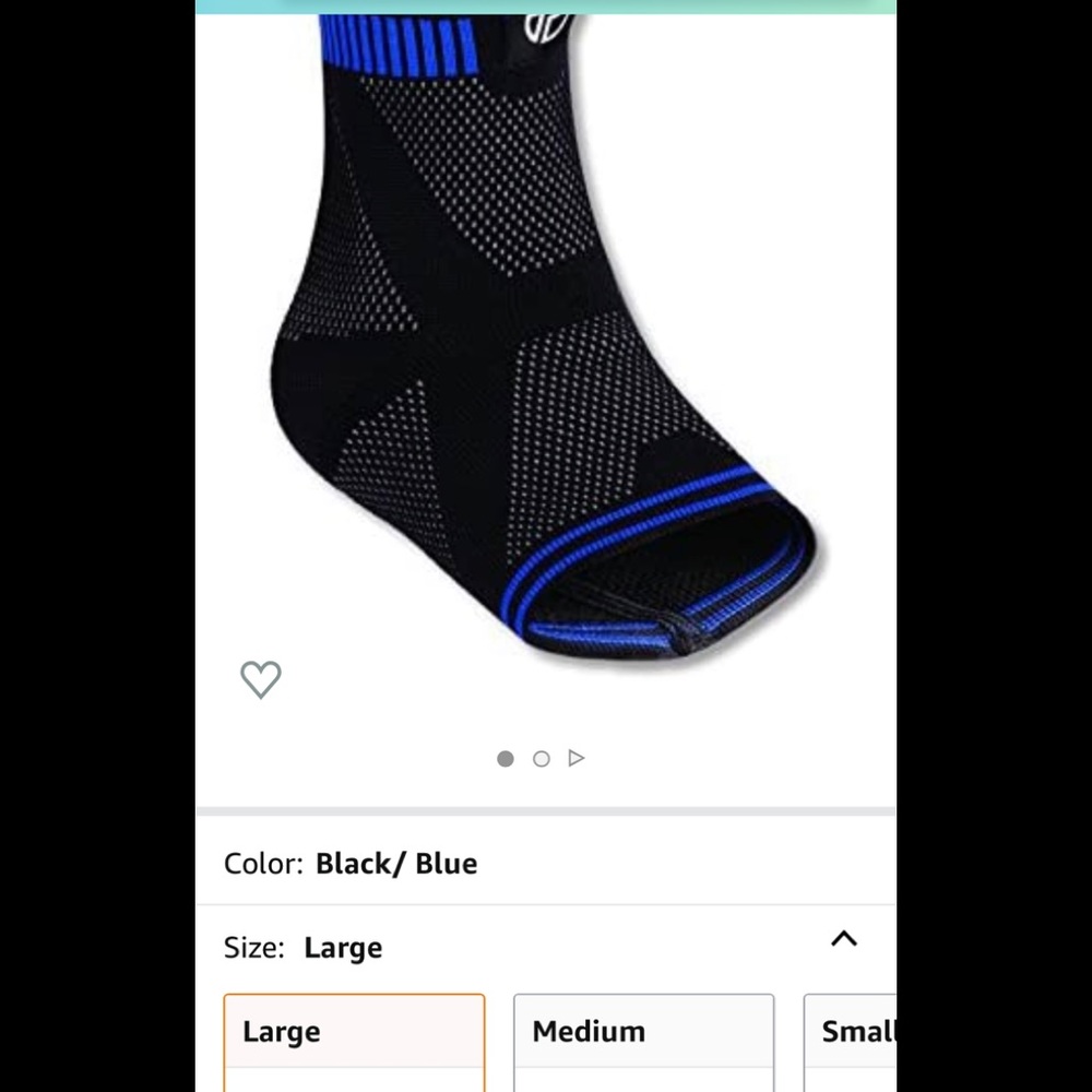 Protec Athletics 3D Ankle Compression Sock